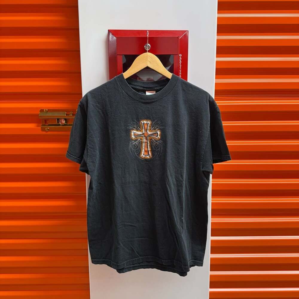 Vintage Kerusso Loyal to One God's Only Son Cross Graphic T-Shirt
